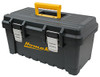 Homack MFG HMBK00219001 Homak Plastic Tool Box with Metal Latches, 19-Inch, Black,