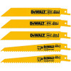 DeWalt DW4857 Reciprocating Saw Blades, Metal/Woodcutting, 5-Piece Set ()
