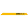 DeWalt DW4809 8-Inch 14 TPI Straight Back Bi-Metal Reciprocating Saw Blade (5-Pack),Single