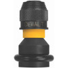 DeWalt DW2298 1/2-Inch Square to 1/4-Inch Adaptor Hex Rapid Load , Black