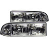 ANZO 111014 USA Chevrolet S10 Crystal Chrome Headlight Assembly - (Sold in Pairs)