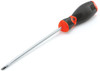 Wilmar W30987 Performance Tool Black & Red Slotted Screwdriver, 3/16" x 6"