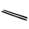 WESTIN 7200621 Wade Truck Bed Rail Caps Black Ribbed Finish without Stake Holes for 1993-2011 Ford Ranger (Except STX) & 1994-1997 Mazda B-Series Pickup with 6ft bed (Set of 2)
