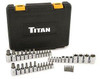 Titan TIT54137 54137 Master Star Bit Socket Set, 43 Piece