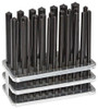 Fowler FOW72-482-028 Full Warranty 52-482-028-0 Steel Transfer Punch Set supplied with Index stand, 28 Piece