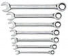 GearWrench KDT9417 Apex Tool Group Llc - Tools 9417 Metric Ratcheting Wrench Set 7 Piece Set
