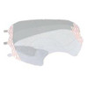 3M MMM7142 6000 Series Full-Facepiece Respirator-Mask Faceshield Cover, Clear, Sold as 25 Each