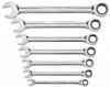 GearWrench KDT9317 9317 7 Pc. Combination Ratcheting Wrench Set SAE