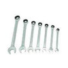 K Tool International KTI45400 7-piece Fractional Ratcheting Wrench Set