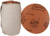 Norton NOR31479 A275 No-Fil Adalox Paper Abrasive Disc, Fiber Backing, Pressure-Sensitive Adhesive, Aluminium Oxide, 6" Diameter, Grit 120 (Roll of 100)