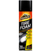 ARMOR ALL 13682WC 40320 Tire Foam - 20 oz. with 3 Amazon Basics Thick Microfiber Cleaning Cloths