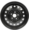 Dorman 939116 939-116 Steel Wheel (16x6.5in.) for Select Volkswagen Models, Black