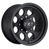 M.T. WHEEL 001748 Mickey Thompson Classic III Wheel with Satin Black Finish (15x8"/5x5.5") -22 millimeters offset