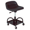 Whiteside Manufacturing WHIHRAS Whiteside Manufacturing 48004 Adjustable Height Black Heavy Duty Padded Shop Seat