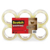 3M MMM91764 Wholesale CASE of 5 - Scotch Commercial-grade Shipping Packaging Tape-Packing Tape, Refill,Commercial Grade, 6/PK, Clear