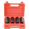 Sunex SUN2838 1/2 In Dr Spindle Nut Socket Set, 4 Piece, 6 Pt, 30mm - 36mm