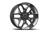 DRAKE WHEELS 45395512BS CS-45 F150 BLK W/HYPER SLVR