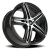 Vision Wheel 5x114.3 GBMF Gloss Black Machined Finish Automotive Wheel