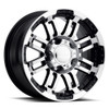 Vision Wheel 5-4.5 Gloss Black Machined Face Wheel