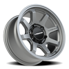Vision Wheel 6x5.5" Satin Gunmetal Flow Wheel