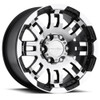 Vision Wheel 6-139.7GLSBLK Machined Face Warranty Wheel