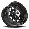 Vision Wheel 6-139.7/5.5 BLK DWIN Steel Wheel