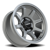 Vision Flow 5x4.5" Satin Gunmetal Wheel