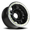 Vision Wheel 6-5.5 NCC Black/Machined Ring for Vortex Blower
