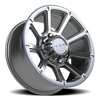 Vision Wheel 8-170 GMMF VIS TURBINE Satin Gunmetal Automotive Wheel