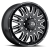 8x170mm Gloss Black Machined Vision Rival Wheel