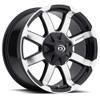 Vision Wheel 5x114.3mm Gloss Black Machined Valor Rim