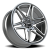 Vision Wedge 6x139.7mm Gloss Black Machined Finish Wheel