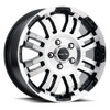 Vision Wheel 5-Lug Gloss Black Machined Face Wheel with Warranty