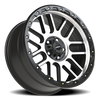 Vision Wheel 5x5" Matte Black Machined NEMESIS Wheel with YZ Zinc
