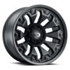 Vision Wheel 6-Lug 5.5" Bolt Pattern Satin Black VIS WHL Automotive Rim