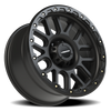 Vision Wheel 6x5.5" Matte Black with Yellow Zinc NEMESIS Wheel