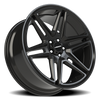 Vision Wheel 5x115mm Gloss Black VIS WEDGE Automotive Wheel