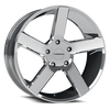 Vision Switchback 5x115mm Chrome Wheel