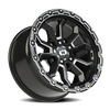 Vision Wheel 5x5.5 Gloss Black Korupt Wheel