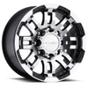 Vision Wheel 8-165.1 Gloss Black Machined Face Wheel