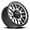 Vision Wheel 8-180 MBMF Matte Black Finish Automotive Rim