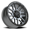 Vision Wheel 6x5.5 Gunmetal Nemesis Wheel with Zinc Coating
