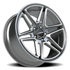 Vision Wheel 5-139.7 Wedge Satin Black 5x139.7mm Bolt Pattern Automotive Wheel