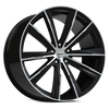 Vision Wheel 5-112 GBMF Splinter Gloss Black Machined Wheel