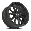 Vision Wheel 6-135 SB Korupt - 6-Lug 135mm Satin Black Automotive Wheel