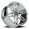 Vision Wheel 5-115 CHR Chrome Wedge Wheel