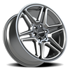 Vision Wheel 6-Lug 5.5 inch Satin Black Wedge Wheel