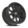 Vision Wheel Korupt 5x4.5 Satin Black Wheel
