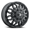 Vision Korupt 8x6.5 Satin Black Dually Front Wheel