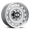 6x5.5" Silver Vision Flow Wheel - 6-Lug Automotive Rim